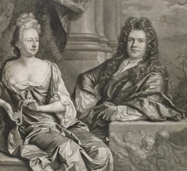 Mr. und Mrs. Gibbons, graviert von John Smith